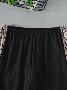 Boys Letter Graphic Colourblock Side Stripe PJ Set - Multicolor - View 6