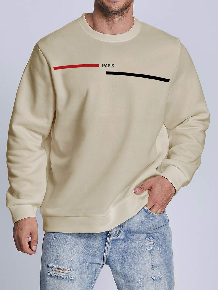 Manfinity 男士字母圖案運動衫