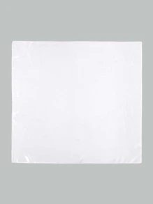 1入組純色女式頭巾，多功能絲巾頭巾，髮箍，頭帶，打造時尚造型的理想之選 - 白色 - 查看 2