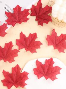 50pcs Maple Leaf Design Throwing Confetti - Multicolor - View 2