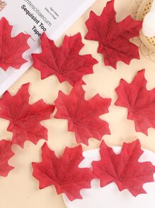 50pcs Maple Leaf Design Throwing Confetti - Multicolor - View 5