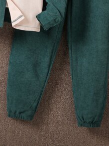 Boys Two Tone Pocket Patched Shirt & Trousers - Multicolor - View 4