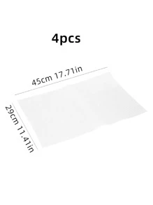 4入組防水廚房冰箱墊 - 白色 - 查看 5