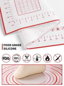1pc Silicone Baking Mat - Multicolor - View 6