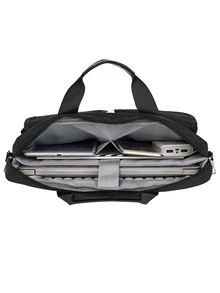 Men Letter Patch Decor Laptop Handbag Briefcase, Gift For Father