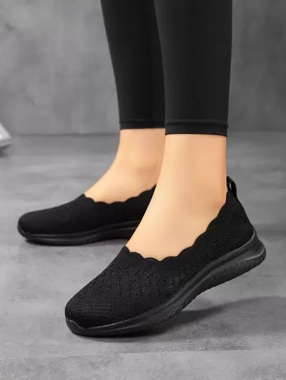 秋冬女士软底舒适轻便休闲平底鞋，透气，尺码 36-45，春夏，女士运动鞋