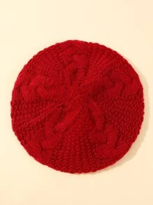 Boina unicolor flexible - Rojo - Ver 2