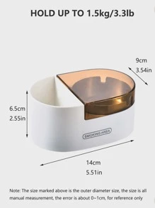 1pc Multifunction Random Ashtray, Wall Mounted Ashtray For Household - Multicolor - View 7