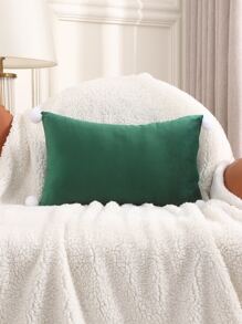 Miater 1入綠色球型毛絨枕套 - 綠色 - 查看 4