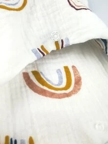 1pc Rainbow Pattern Diaper Storage Bag