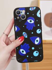 邪惡之眼印花手機殼 - 彩色 - 查看 2