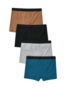 Boys 4pack Bear And Letter Graphic Boxer Brief - Multicolor - View 2