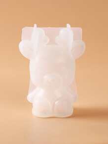 1pc Deer Design DIY Silicone Mold - White - View 3