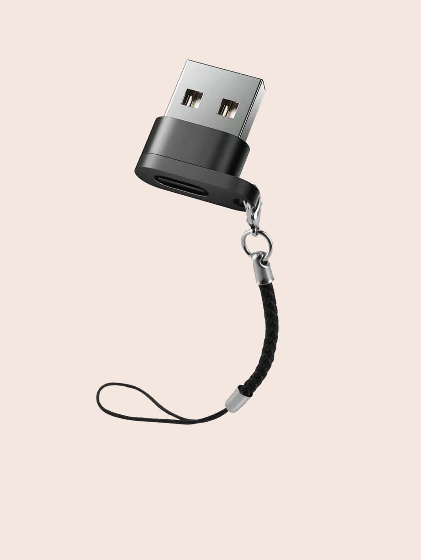 1 bộ chuyển đổi cáp sạc Type-C sang USB - màu đen - Xem 1
