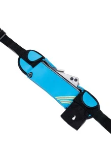 1 pieza Cangurera con patrón de rayas impermeable - Azul - Ver 4