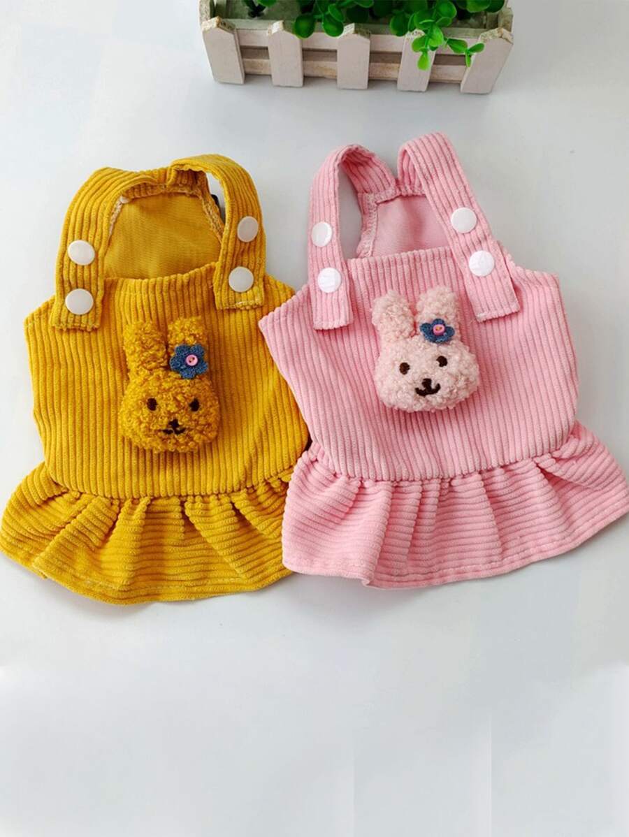 1 Váy Thú Cưng Trang Trí Hình Thỏ Cho Chó Và Mèo Cho Mùa Hè - Màu xanh lam - Xem 1