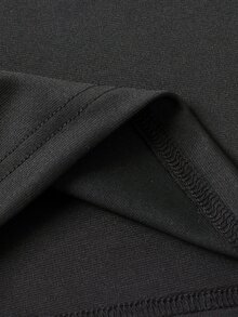 Boys Letter & Bear Print Tee & Shorts - Black - View 6