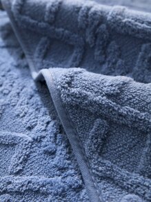 1入組素色沙發巾 - 寶藍色 - 查看 6