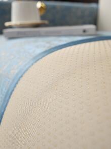 1入組提花沙發巾不附帶枕套 - 藍色 - 查看 3