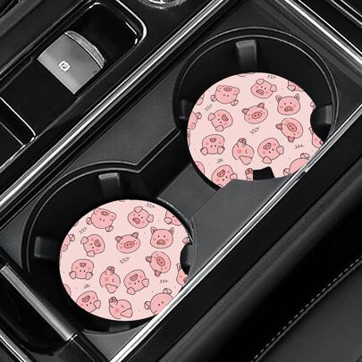 2Pcs Cartoon Pig Pa…