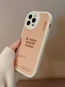 1 Vỏ điện thoại chống rơi có họa tiết đồ họa khẩu hiệu - Nhiều màu - Xem 2