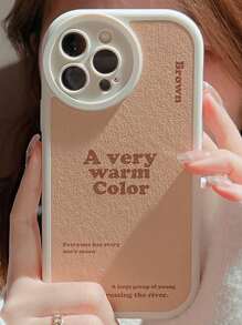 1 Vỏ điện thoại chống rơi có họa tiết đồ họa khẩu hiệu - Nhiều màu - Xem 6