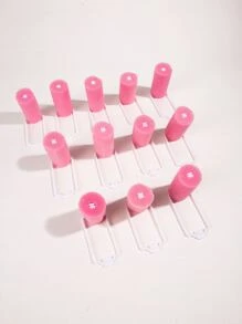 Sponge  Hair Roller Sponge bar hair curler pear flower curler easy to operate large wave curler easy to operate hairdressing tools 12 pieces pink - Pink - View 4