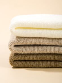 3pcs Toddler Kids Solid Beanie - Multicolor - View 2