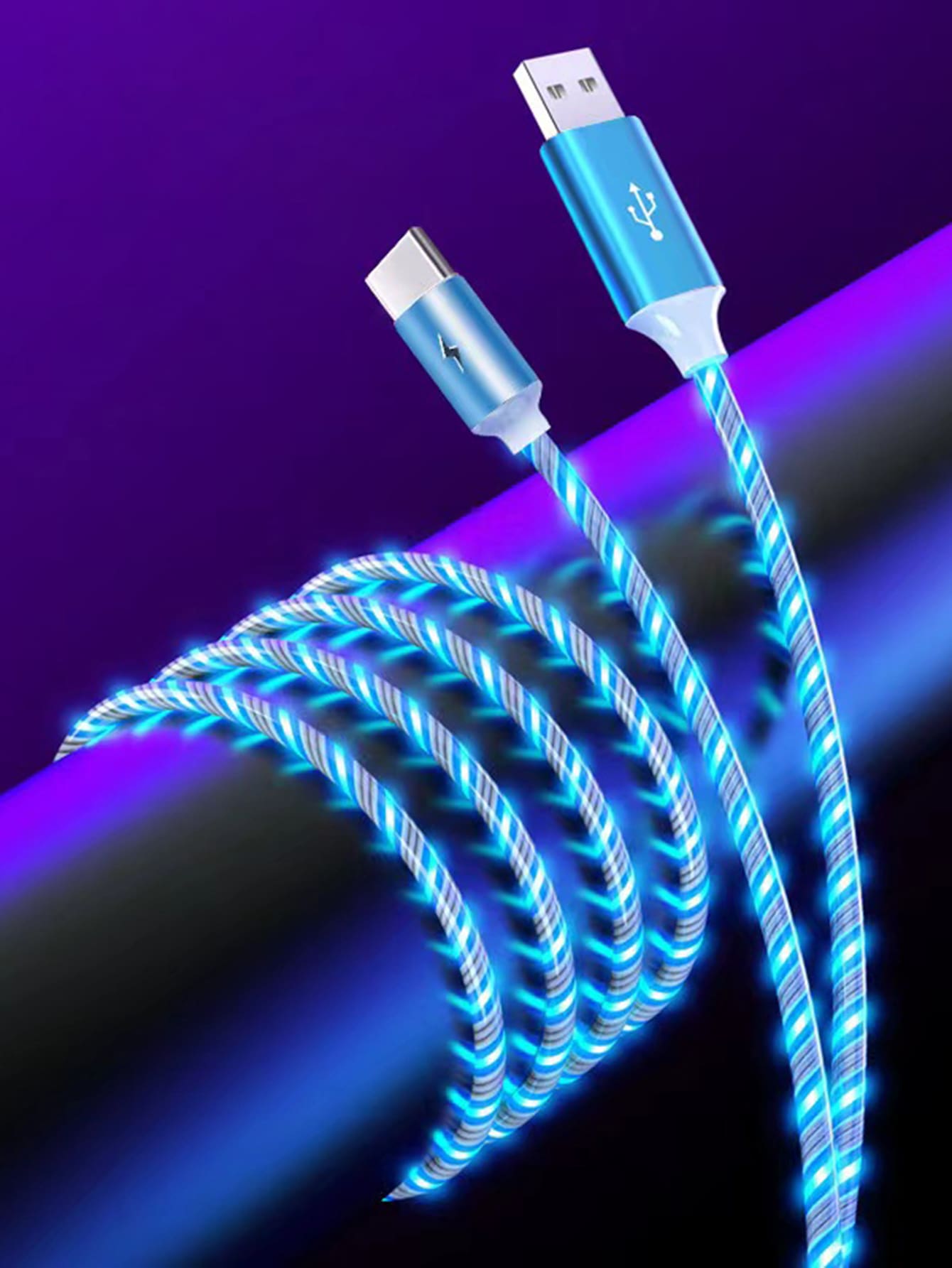 5A快充數據線 - 藍色 - 查看 1