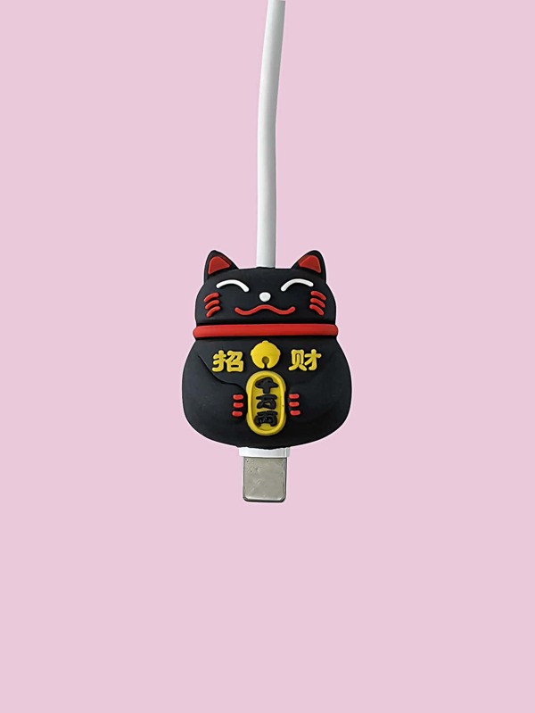 Cat Shaped Data Cable Protector Charger Protector