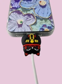 猫形数据线保护器 充电器保护器