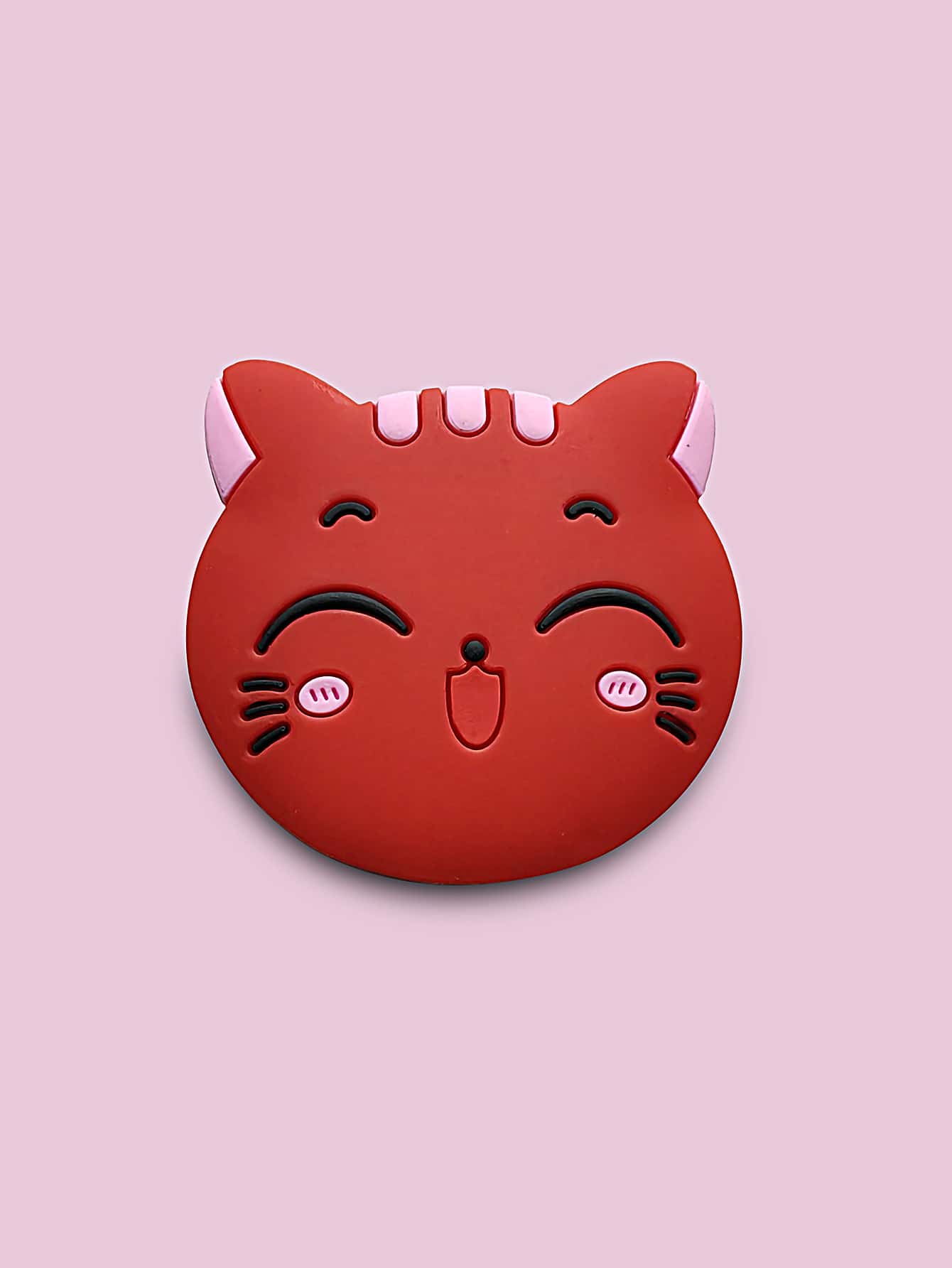 Soporte para teléfono destacado con diseño de gato - Multicolor - Ver 1