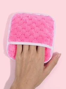 Miếng tẩy trang có thể tái sử dụng, 2 miếng vải tẩy trang có thể giặt hai mặt, Thiết kế hình vuông Chăm sóc da mặt và da Fuzzy Puff Sponge, Làm sạch da mặt Trang điểm đậm & Tấm lót mặt, Thích hợp cho mọi loại da Miếng làm sạch mặt - Nhiều màu - Xem 2