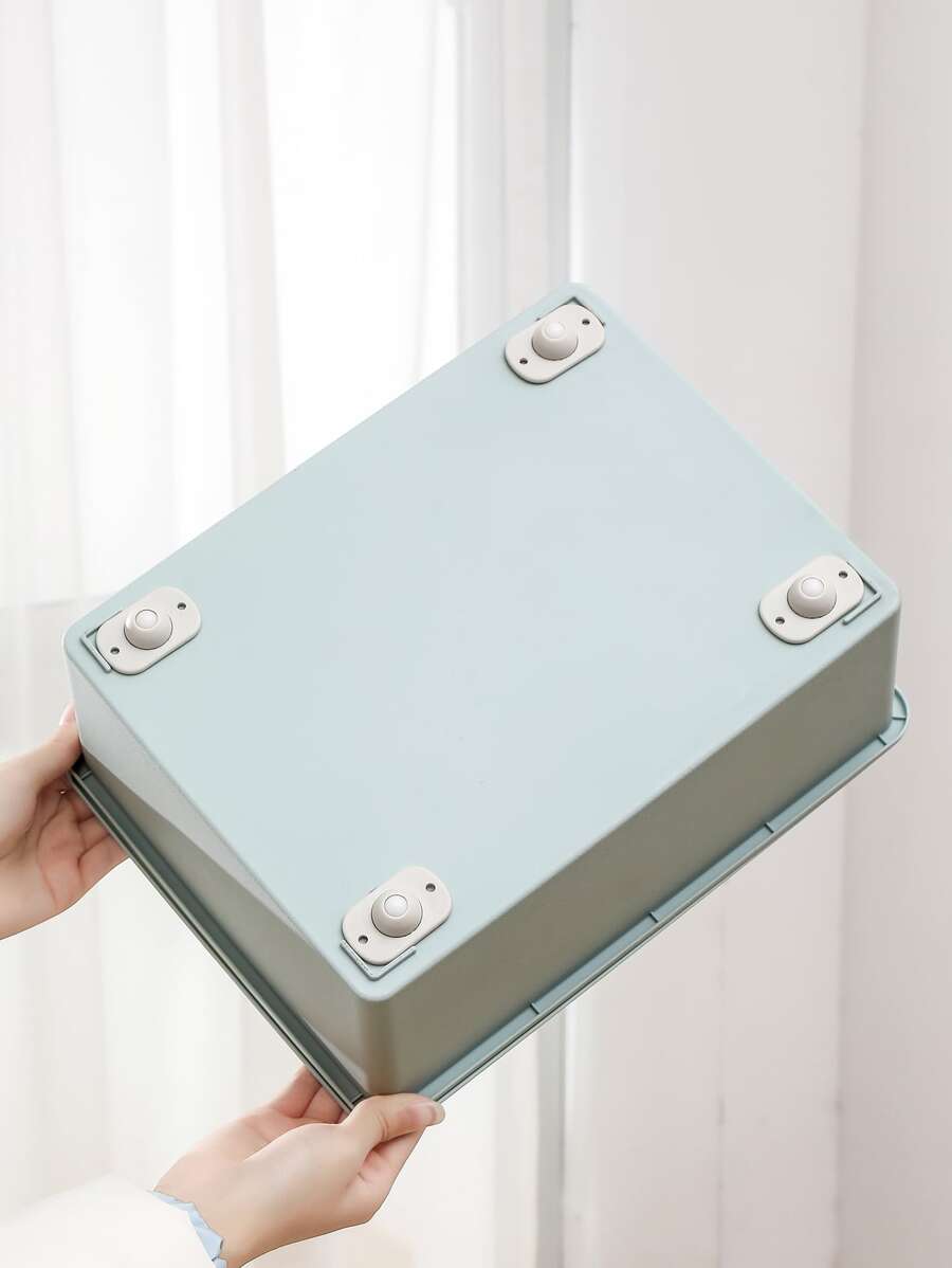 4 piezas Rueda giratoria de plástico - Blanco - Ver 1