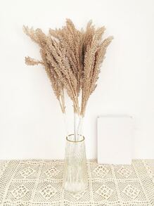 1 cây cỏ đuôi mèo giả bằng nhựa thân đơn, cây cỏ đuôi mèo màu kaki tối giản lãng mạn cho gia đình, đám cưới, tiệc tùng, hoạt động ngoài trời, hoa nhân tạo, 28,7 inch - Màu Khaki - Xem 9