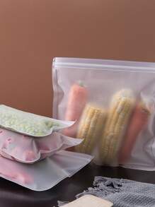 1入組厚實食品保鮮封口袋 - 無色 - 查看 4