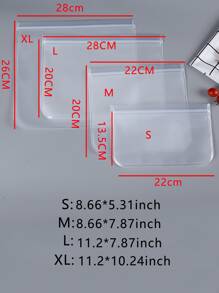 1入組厚實食品保鮮封口袋 - 無色 - 查看 5