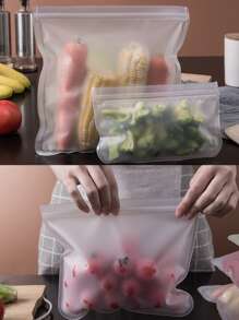 1入組厚實食品保鮮封口袋 - 無色 - 查看 6