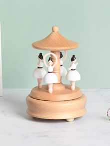 1入組人物裝飾音樂盒 - 彩色 - 查看 2