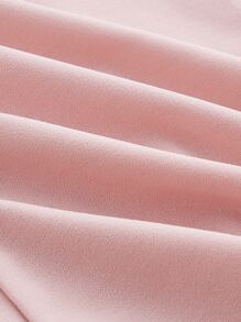 SHEIN MOD 素色緊身吊帶連衣裙 - 淺粉色 - 查看 4