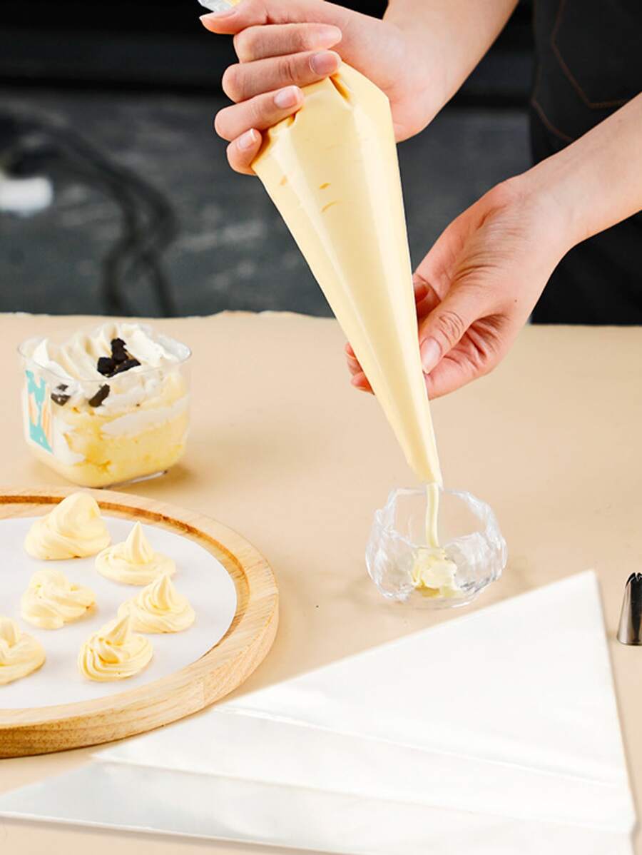 100pcs Clear Piping Bag - Clear - View 1