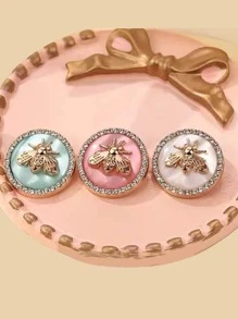 Botón De Abeja Universal De Moda - Rosa - Ver 4