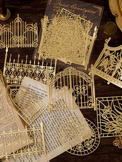 10pcs Mixed Pattern Decorative Craft Paper Back To School