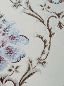 花卉圖案1片遮光窗簾 - 彩色 - 查看 7