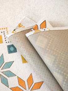 1pc Geometric Print Anti-slip Sofa Towel - Multicolor - View 9