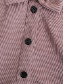 Niñas Camiseta de cuello alto & Falda de tiras ribete con fruncido con lazo delantero - Multicolor - Ver 6