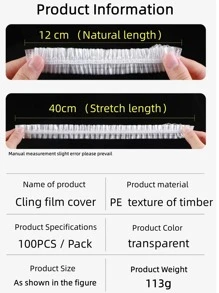 100 pièces jetable en plastique croisé