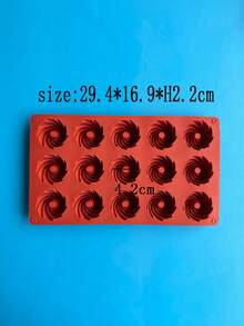 1 pieza Molde de caramelo espiral - Óxido marrón - Ver 5