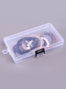1入組透明首飾收納盒 - 無色 - 查看 6
