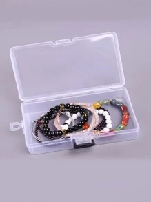 1入組透明首飾收納盒 - 無色 - 查看 7